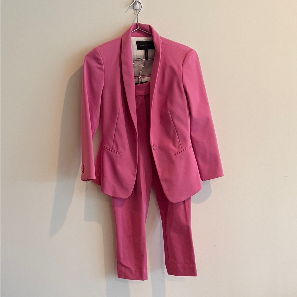 BCBGMaxAzria Vibrant Pink Suit Set